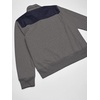image:imageNAUTICA mens Solid 14 Zip Fleece SweatshirtCharcoal Heather