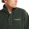 image:imageNAUTICA mens Solid 14 Zip Fleece SweatshirtDeep Forest