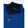 image:imageNAUTICA mens Solid 14 Zip Fleece SweatshirtMonaco Blue