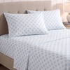 image:imageNautica  Cooling Twin Sheet Set with Fitted Sheet amp PillowcaseCoastal Coral Ocean Breeze Blue