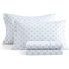 image:imageNautica  Cooling Twin Sheet Set with Fitted Sheet amp PillowcaseCoastal Coral Ocean Breeze Blue