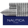 image:imageNautica  Cooling Twin Sheet Set with Fitted Sheet amp PillowcaseStriped Nautica Logo Grey