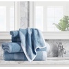 image:imageNautica  Cotton Hand Fingertip amp Bath Towel Set 6 Pack TowelsOak Lake Blue