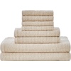 image:imageNautica  Cotton Hand Fingertip amp Bath Towel Set 6 Pack TowelsOasis Beige