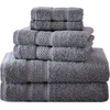 image:imageNautica  Cotton Hand Fingertip amp Bath Towel Set 6 Pack TowelsOceane Grey
