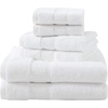 image:imageNautica  Cotton Hand Fingertip amp Bath Towel Set 6 Pack TowelsOceane White