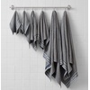 image:imageNautica  Cotton Hand Fingertip amp Bath Towel Set 6 Pack TowelsSignature Grey