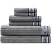 image:imageNautica  Cotton Hand Fingertip amp Bath Towel Set 6 Pack TowelsSignature Grey