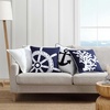 image:imageNautica  Decorative Throw Pillow for Everyday Home Use 18 x 18Anchor Loop Blue