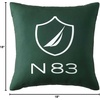 image:imageNautica  Decorative Throw Pillow for Everyday Home Use 18 x 18N83 Boat Green