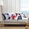 image:imageNautica  Decorative Throw Pillow for Everyday Home Use 18 x 18Starfish Loop White