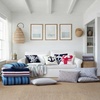 image:imageNautica  Decorative Throw Pillow for Everyday Home Use 18 x 18Starfish Loop White
