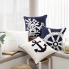 image:imageNautica  Decorative Throw Pillow for Everyday Home Use 18 x 18Starfish Loop White