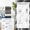 image:imageNautica  Fleece Throw Blanket Soft Blanket for Couch or Bed 50 x 60Awning Stripe BlueWhite