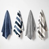 image:imageNautica  Fleece Throw Blanket Soft Blanket for Couch or Bed 50 x 60Awning Stripe BlueWhite