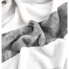 image:imageNautica  Fleece Throw Blanket Soft Blanket for Couch or Bed 50 x 60Awning Stripe GreyWhite