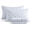image:imageNautica  Full Cotton Percale Sheet Set with Matching PillowcasesAudley Blue