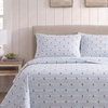 image:imageNautica  Full Cotton Percale Sheet Set with Matching PillowcasesAudley Blue