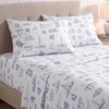image:imageNautica  Full Cotton Percale Sheet Set with Matching PillowcasesWhitewood Sail