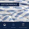 image:imageNautica  Full Cotton Percale Sheet Set with Matching PillowcasesWoodblock Fish Blue