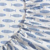 image:imageNautica  Full Cotton Percale Sheet Set with Matching PillowcasesWoodblock Fish Blue