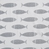 image:imageNautica  Full Cotton Percale Sheet Set with Matching PillowcasesWoodblock Fish Grey