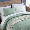 image:imageNautica  King Comforter Set with Shams Bonus Throw amp Sheet SetBroken Lines Green