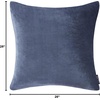 image:imageNautica  Micro Flannel Fleece Euro Pillow Sham 26x26Navy