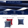 image:imageNautica  Micro Flannel Fleece Euro Pillow Sham 26x26Navy