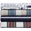 image:imageNautica  Plush Fleece Throw Blanket for Bed or Couch 50 x 60Beach CollagePenny Pinstripe Blue