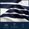 image:imageNautica  Plush Fleece Throw Blanket for Bed or Couch 50 x 60VaraderoCraver Stripe Blue