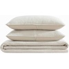 image:imageNautica  Queen Quilt Set Lightweight Bedding 3Piece SetSeashore Stitch Beige