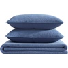 image:imageNautica  Queen Quilt Set Lightweight Bedding 3Piece SetSeashore Stitch Navy