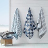 image:imageNautica  Queen Quilt Set Reversible Bedding with Matching Shams Stripe Room Decor Lightweight Bed Set College Dorm Room Essentials Saltmarsh BlueSaltmarsh BlueGrey