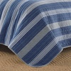 image:imageNautica  Queen Quilt Set Reversible Bedding with Matching Shams Stripe Room Decor Lightweight Bed Set College Dorm Room Essentials Saltmarsh BlueSaltmarsh BlueGrey