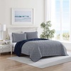 image:imageNautica  Queen Quilt Set with Shams Lightweight BeddingLockridge Navy
