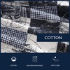 image:imageNautica  Queen Quilt Set with Shams Lightweight BeddingSailors PatchworkGingham Blue