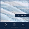 image:imageNautica  Queen Quilt Set with Shams Lightweight BeddingSeafront StripeIvy Bloom Blue