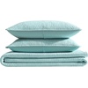 image:imageNautica  Queen Quilt Set with Shams Lightweight BeddingSeahorse Stitch Green