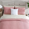 image:imageNautica  Queen Quilt Set with Shams Lightweight BeddingSeahorse Stitch Pink