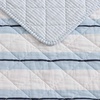 image:imageNautica  Queen Quilt Set with Shams Lightweight BeddingTim StripePenny Pinstripe Blue