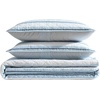 image:imageNautica  Queen Quilt Set with Shams Lightweight BeddingTim StripePenny Pinstripe Blue