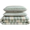 image:imageNautica  Queen Quilt Set with Shams Lightweight BeddingVaradero StripePenny Pinstripe Beige