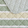 image:imageNautica  Queen Quilt Set with Shams Lightweight BeddingVaradero StripePenny Pinstripe Beige