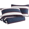 image:imageNautica  Queen Quilt Set with Shams Lightweight BeddingWesley Navy