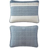 image:imageNautica  Queen Reversible 100 Cotton Quilt Sets with ShamsRidgeport Denim