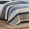 image:imageNautica  Queen Reversible 100 Cotton Quilt Sets with ShamsRidgeport Denim