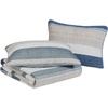 image:imageNautica  Queen Reversible 100 Cotton Quilt Sets with ShamsRidgeport Denim