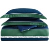 image:imageNautica  Queen Size Comforter Set with Matching ShamBellecastle Bay PineNavy