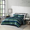 image:imageNautica  Queen Size Comforter Set with Matching ShamBellecastle Bay PineNavy